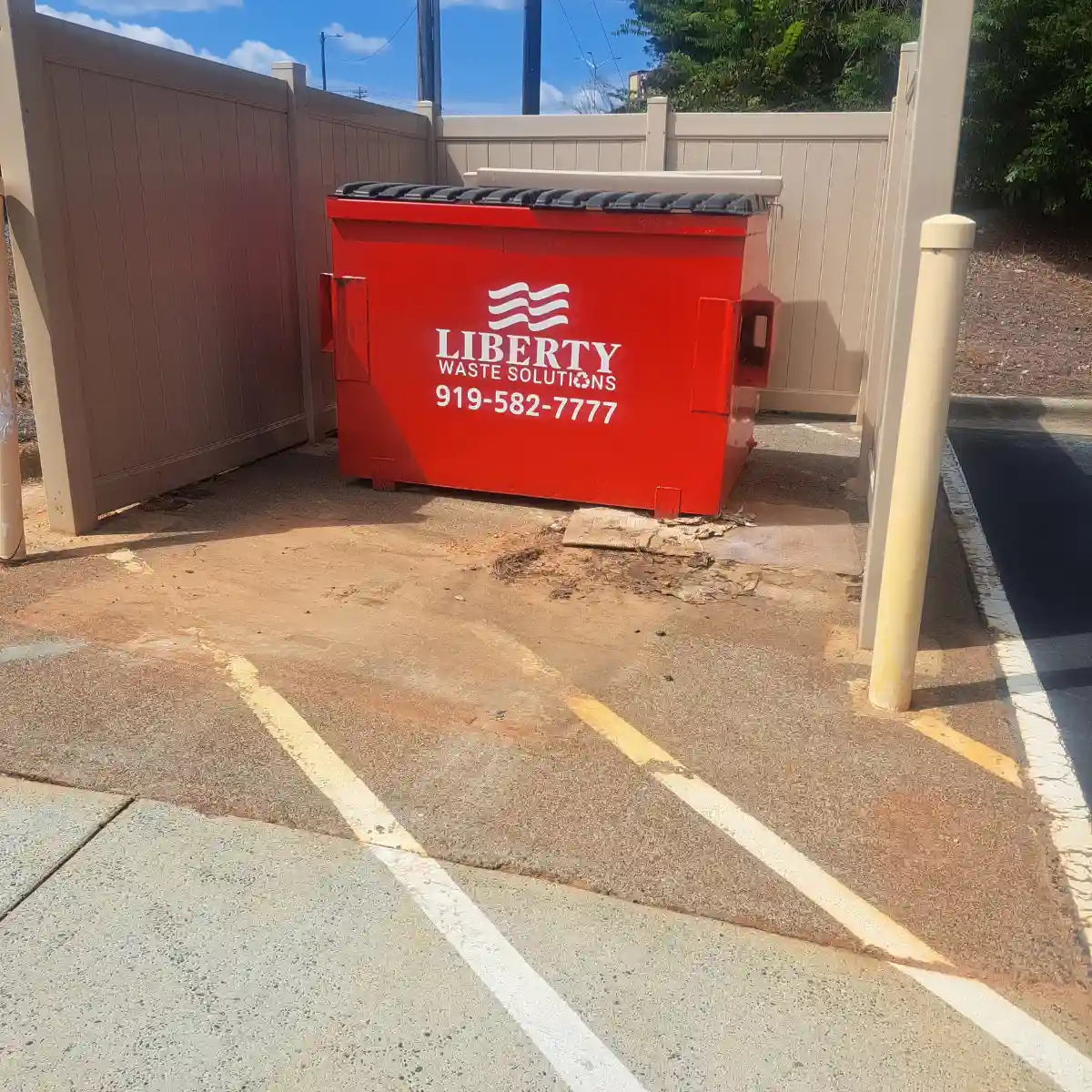 Commercial dumpster rental